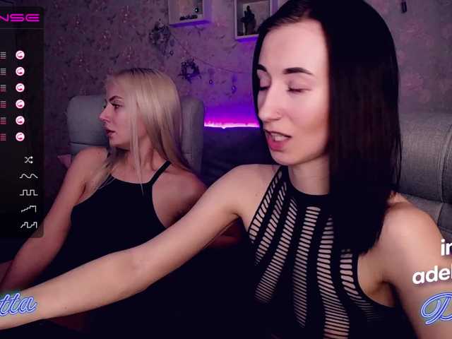 Nuotraukos Delly-Gretta Lovense works from 2 tks) brunette - Delly, blonde - Gretta) 98 - cumshow) playing charades) 98 - blowjob)