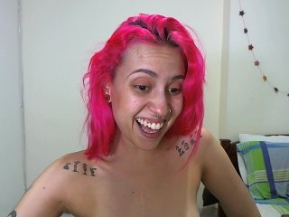 Nuotraukos floracat Hi! 10 if you think i am pretty! #pinkhair #cum #wet #hot #tattoos #hitachi #skinny #bigeyes #smalltits