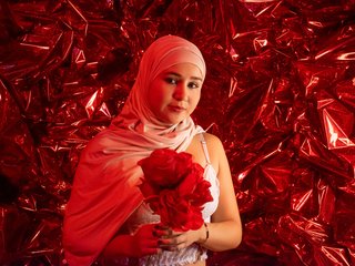 Erotinis vaizdo pokalbis Hijab-Sami