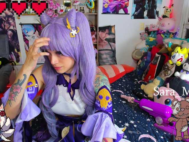 Transliacijos ekrano nuotraukos Sara-moon