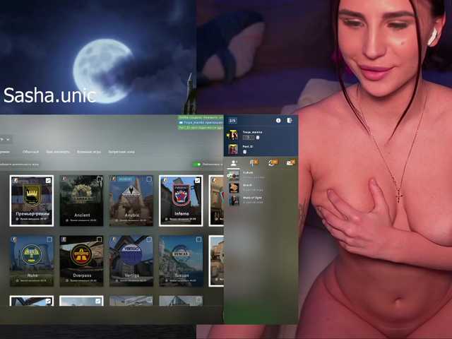 Transliacijos ekrano nuotraukos Sasha-unic